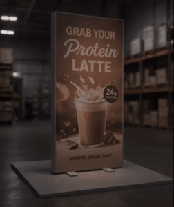 Show details for LED Standing LightBox Display